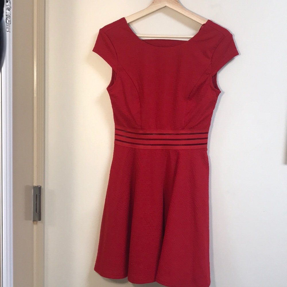 Red dress